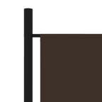 4-Panel Room Divider Brown 78.7"x70.9"
