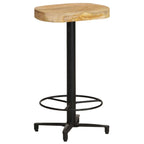 Bar Stool Set of 2 Natural wood