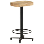 Bar Stool Set of 2 Natural wood