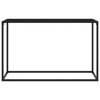 Console Table Black Tempered glass, powder-coated steel Medium