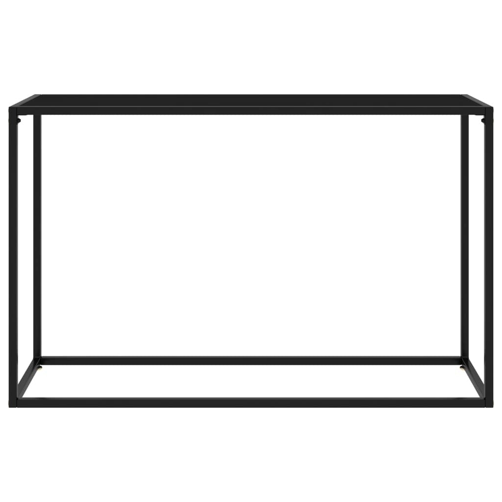 Console Table Black Tempered glass, powder-coated steel Medium
