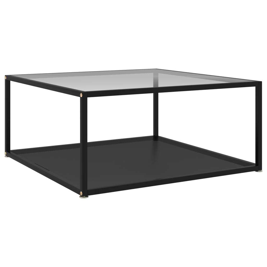 Coffee Table Transparent and black