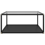 Coffee Table Transparent and black