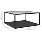 Coffee Table Transparent and black