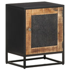 Bedside Cabinet Natural wood Rough mango wood Small