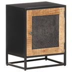 Bedside Cabinet Natural wood Rough mango wood Small