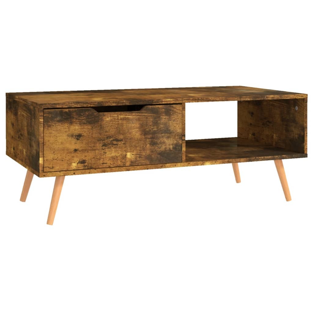 Coffee Table Smoked oak Engineered wood Medium Coffee Table