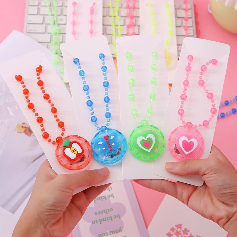 Children’s Luminous Necklace | Transparent Colorful Kids Jewelry Gift