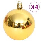 Christmas Bauble Set Gold and red Plastic