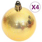 Christmas Bauble Set Gold and red Plastic