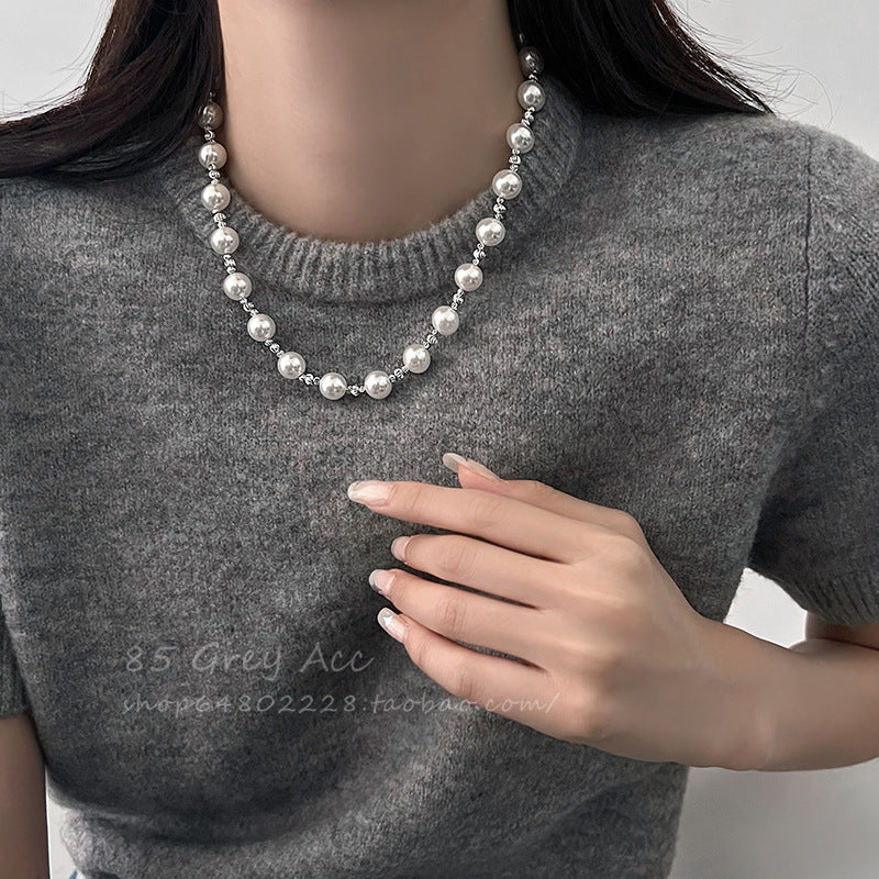 Women's Luxury Clavicle Chain Sweater – High-End, Elegant Autumn/Winter Design