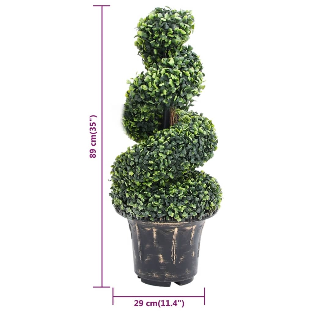 Artificial Plant Mixed Green Polyethylene, Metal, Polypropylene