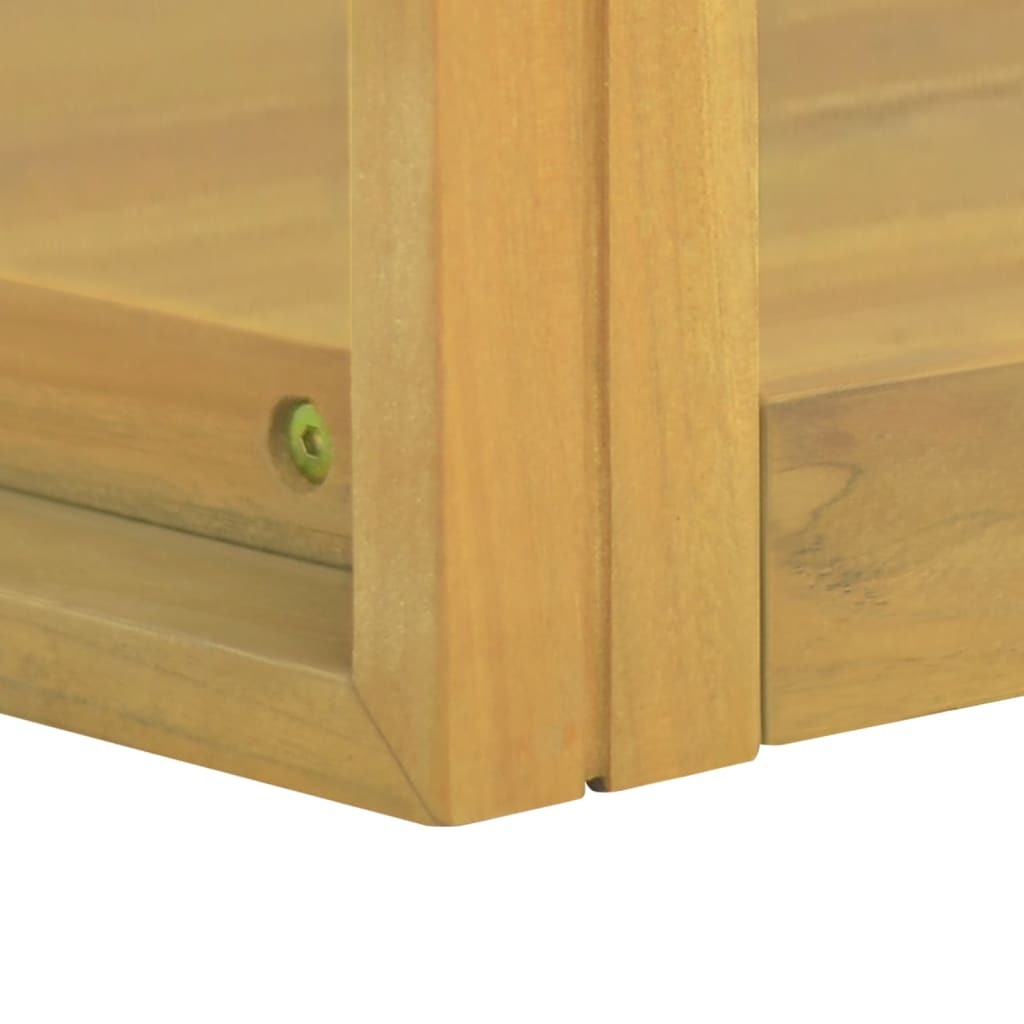Bathroom Cabinet Natural Wood Solid Teak Wood Medium Modern