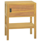Bathroom Cabinet Natural Teak Solid Teak Wood Medium