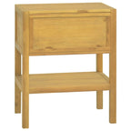Bathroom Cabinet Natural Teak Solid Teak Wood Medium