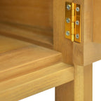 Bathroom Cabinet Natural Teak Solid Teak Wood Medium