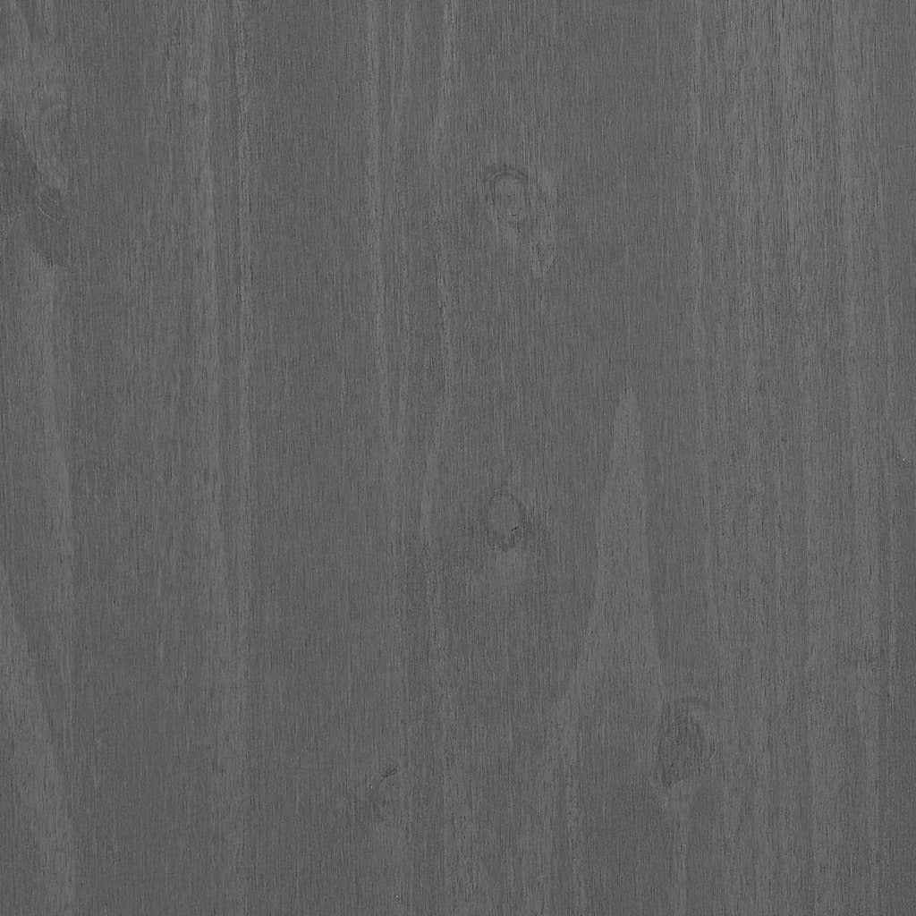 Bedside Cabinet Light Grey Solid Pinewood Medium Bedside Cabinet