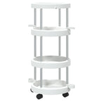 Cleaning Trolley Silver and white