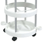 Cleaning Trolley Silver and white