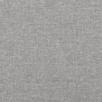 Bed Frame Light Gray Polyester Fabric, Plywood, Engineered Wood