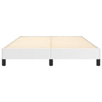 Bed Frame White Faux leather, Plywood, Engineered wood Full