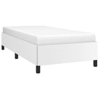 Bed Frame White Faux leather, plywood, engineered wood Twin XL