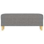 Bench Dark Grey Polyester Large Durable Rectangular