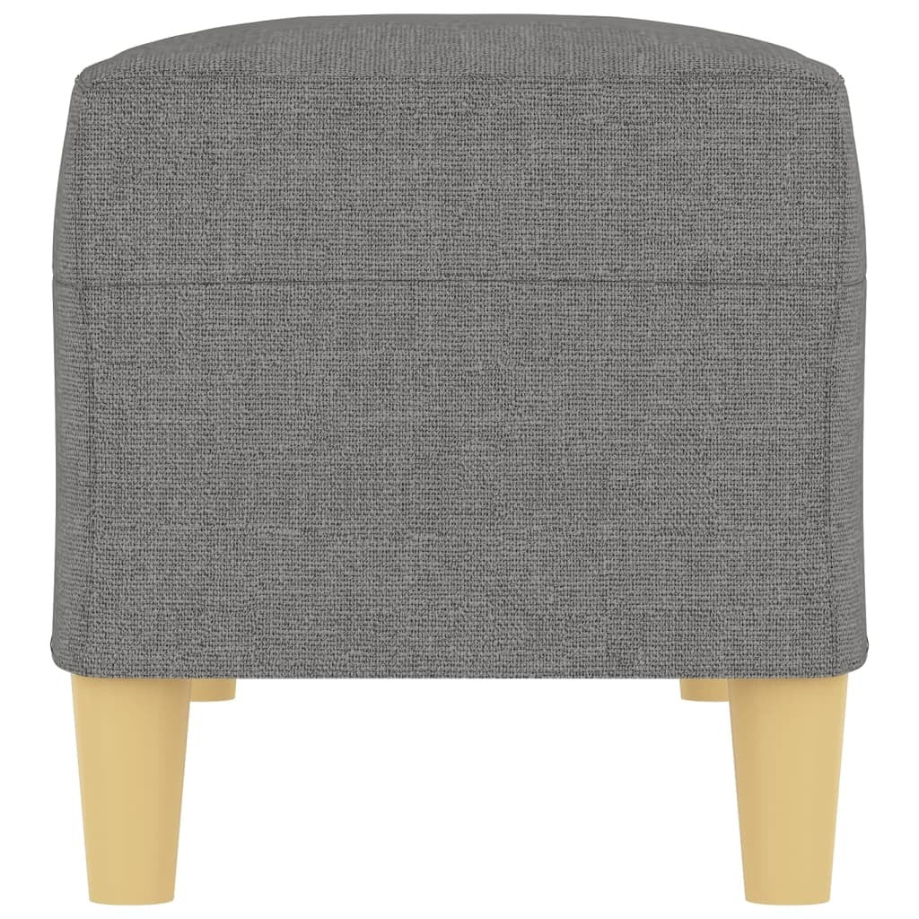 Bench Dark Grey Polyester Large Durable Rectangular