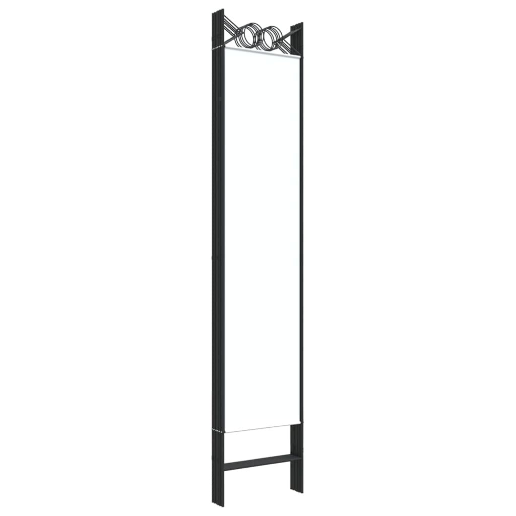 6-Panel Room Divider White 94.5"x78.7" Fabric