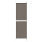 3-Panel Room Divider Anthracite 59.1"x78.7" Fabric