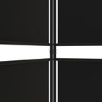 3-Panel Room Divider Black 59.1"x78.7" Fabric