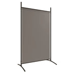 2-Panel Room Divider Anthracite 68.9"x70.9" Fabric