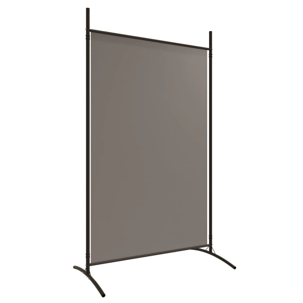 2-Panel Room Divider Anthracite 68.9"x70.9" Fabric