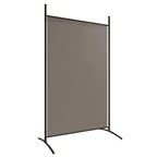 3-Panel Room Divider Anthracite 206.7"x70.9" Fabric