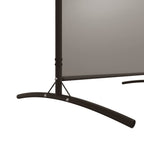 3-Panel Room Divider Anthracite 206.7"x70.9" Fabric
