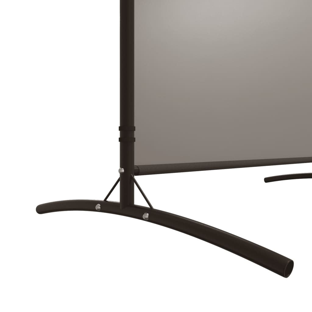 3-Panel Room Divider Anthracite 206.7"x70.9" Fabric