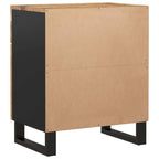 Bedside Cabinet Natural Wood Solid Mango Wood Medium Storage