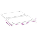 Cooker Covers 2 pcs 19.7"x11"x0.6" Bamboo