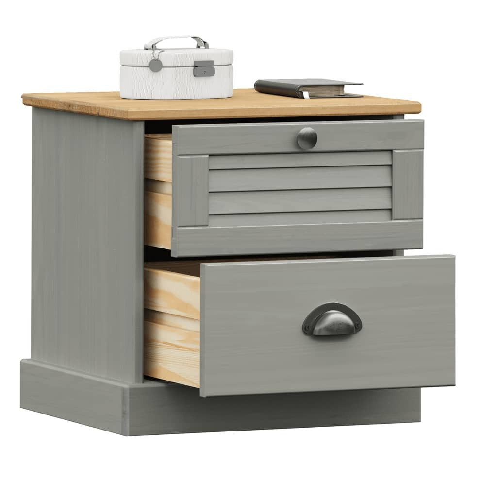 Bedside Cabinet Grey