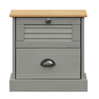 Bedside Cabinet Grey