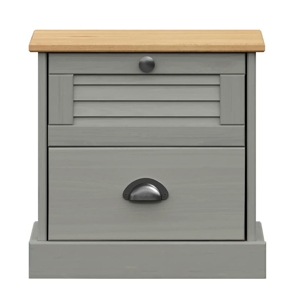 Bedside Cabinet Grey