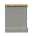 Bedside Cabinet Grey