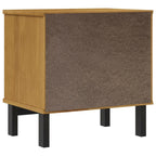 Bedside Cabinet Oak Solid pine wood, engineered wood, plastic