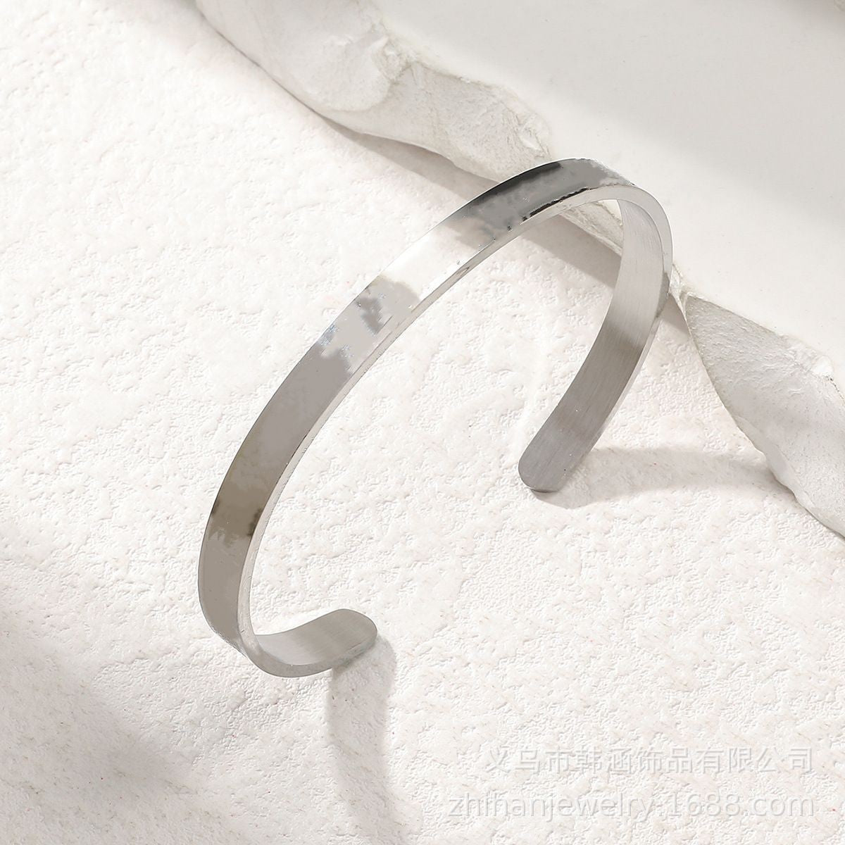 Minimalist Adjustable Bracelet with English Letters