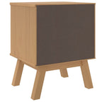 Bedside Cabinet White and brown