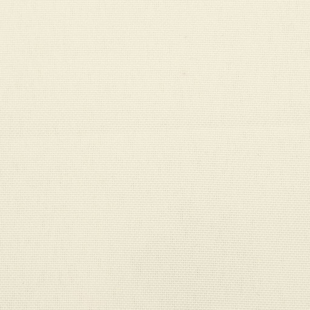 Chair Cushion Set of 4 Cream White Oxford fabric (100% polyester)