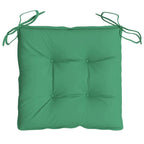 Chair Cushion Set of 6 Green Oxford fabric (100% polyester)