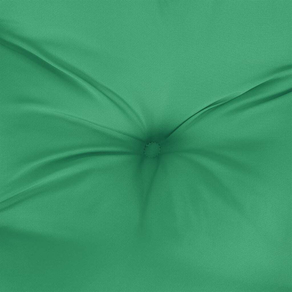 Chair Cushion Set of 6 Green Oxford fabric (100% polyester)