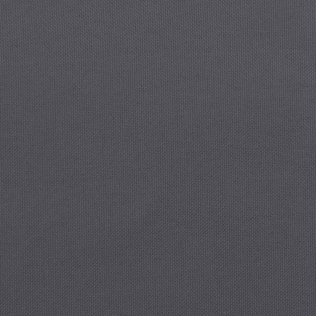 Chair Cushion Set of 6 Anthracite Oxford fabric (100% polyester)