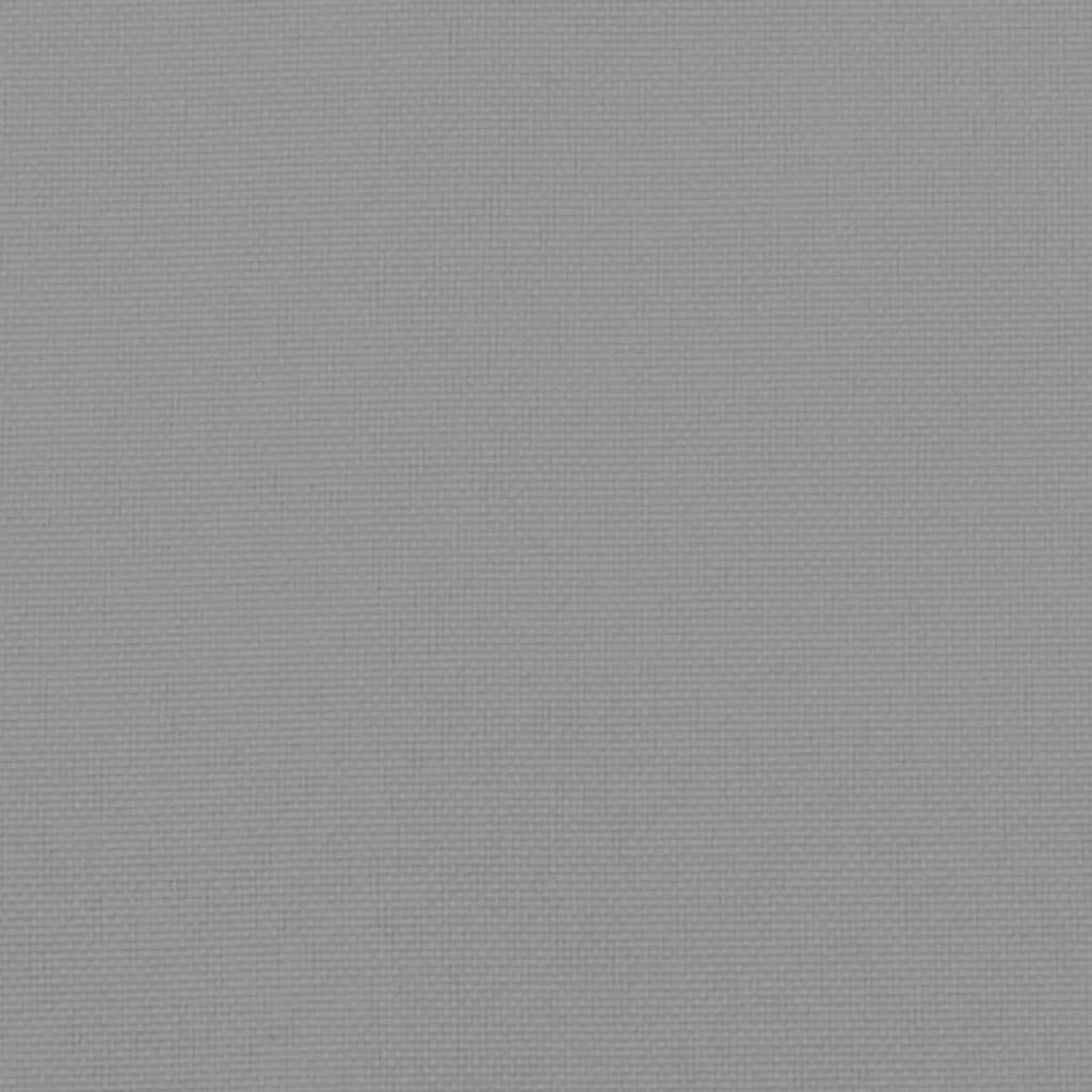 Chair Cushion Set of 4 Grey Oxford fabric 19.7x19.7x2.8 in